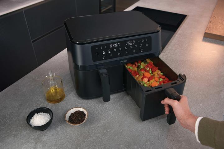 Actual product image Haier I-Master Series 3 Double Drawer 11l AirFryer