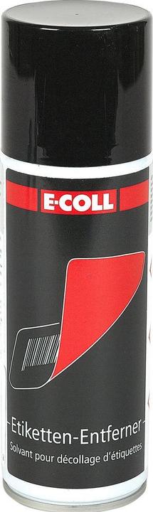 Actual product image E-coll Label remover spray
