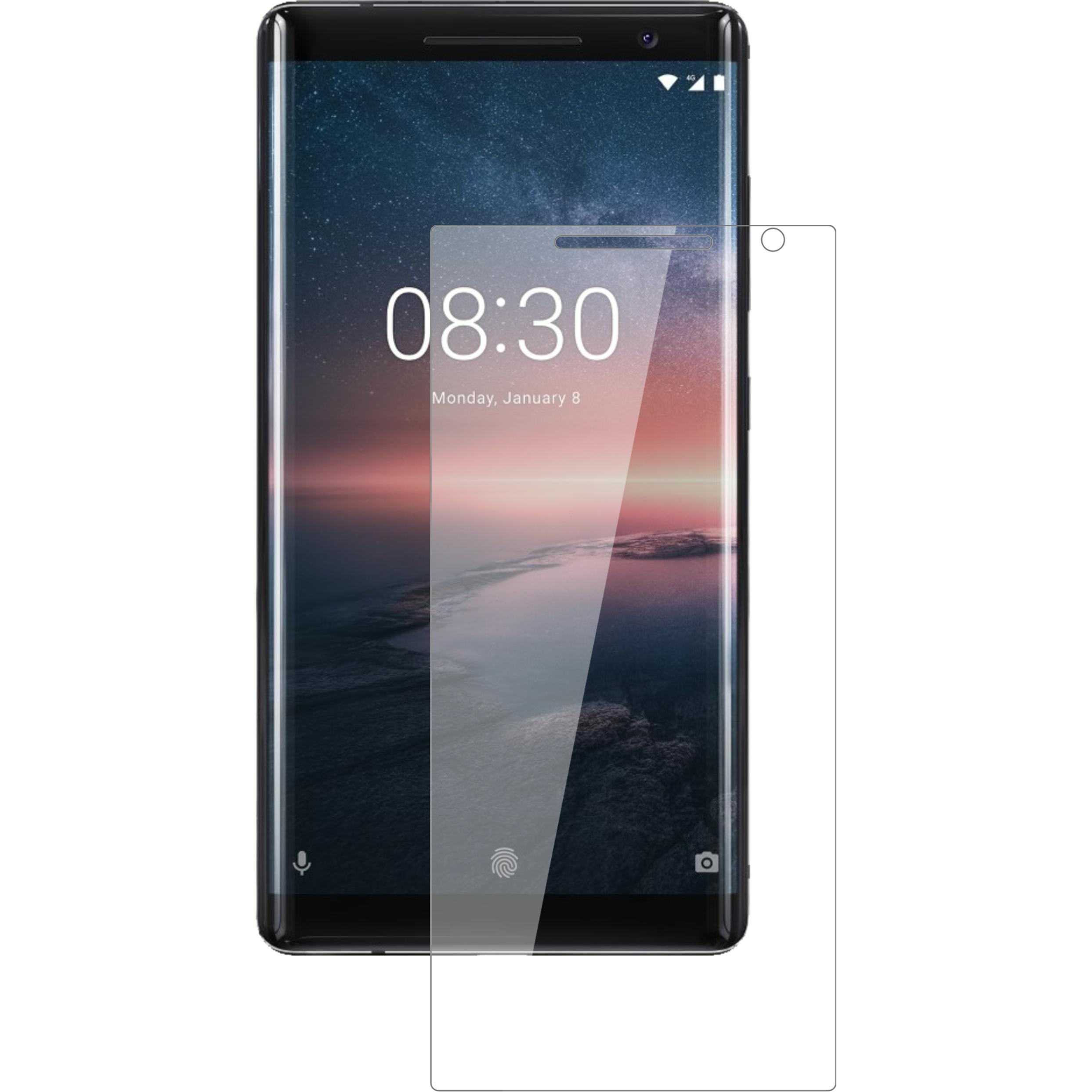 Thumbnail - Dipos Displayschutz Anti-Shock (2 Stück, Nokia 8 Sirocco), Smartphone Schutzfolie, Transparent