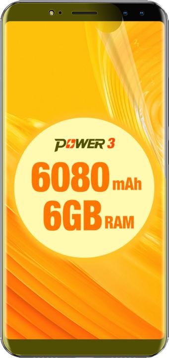 Actual product image Dipos Screen Protector Full-Cover 3D (2 pcs., Ulefone Power 3)