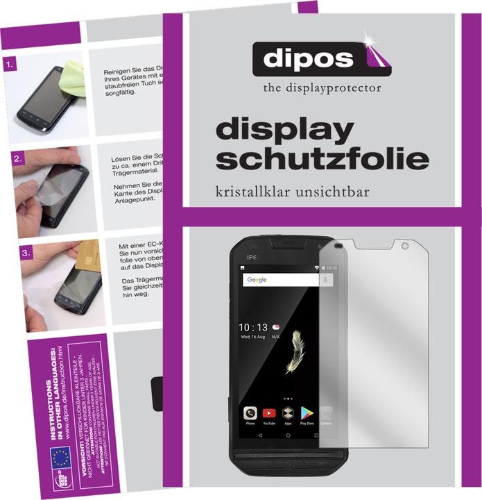 Actual product image Dipos Screen Protector Crystalclear (2 pcs., Doogee S30)