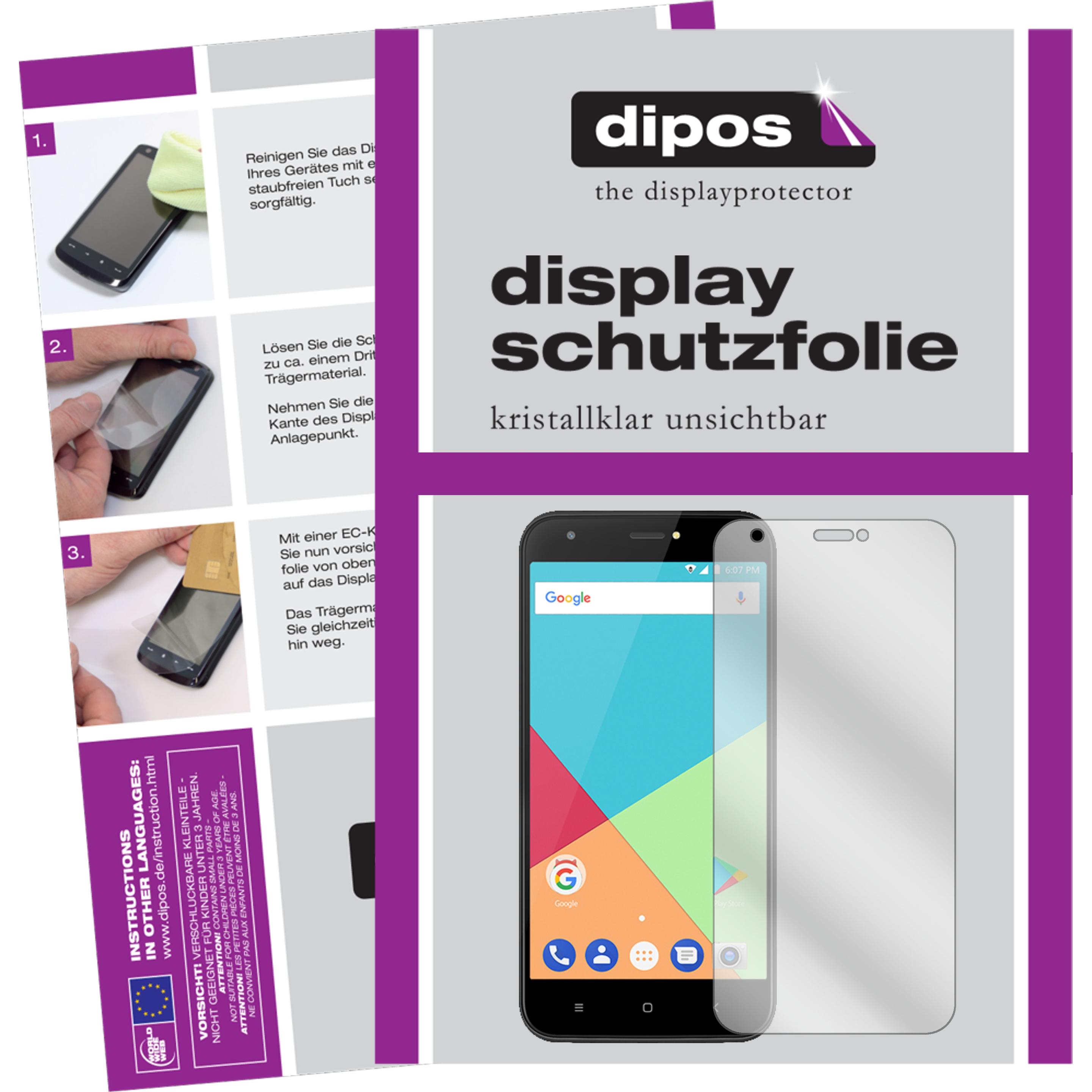 Dipos Displayschutzfolie Crystalclear (6 Stück, Ulefone S7), Smartphone Schutzfolie, Transparent