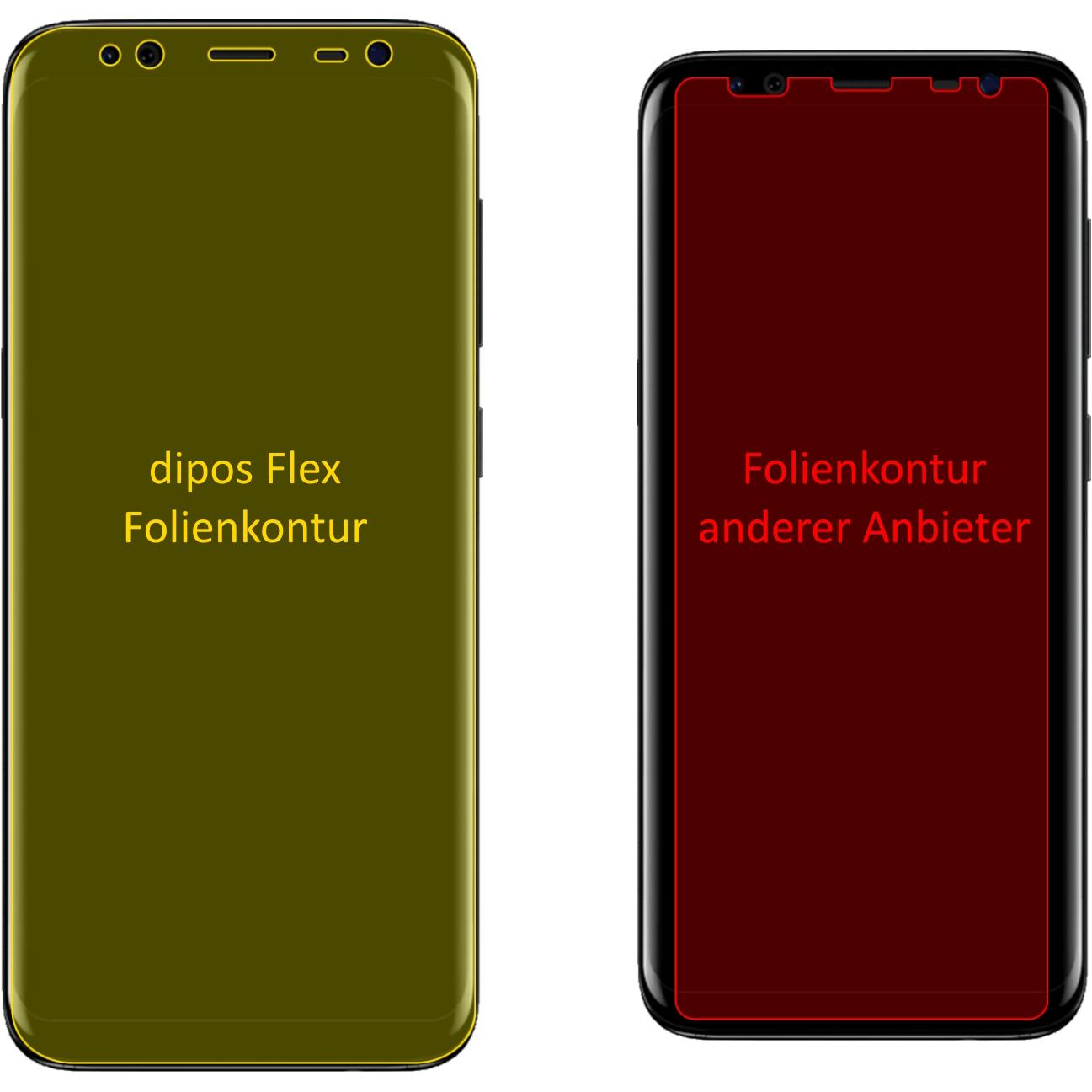 Thumbnail - Dipos Displayschutzfolie Full-Cover 3D (2 Stück, Samsung Galaxy S21), Smartphone Schutzfolie, Transparent