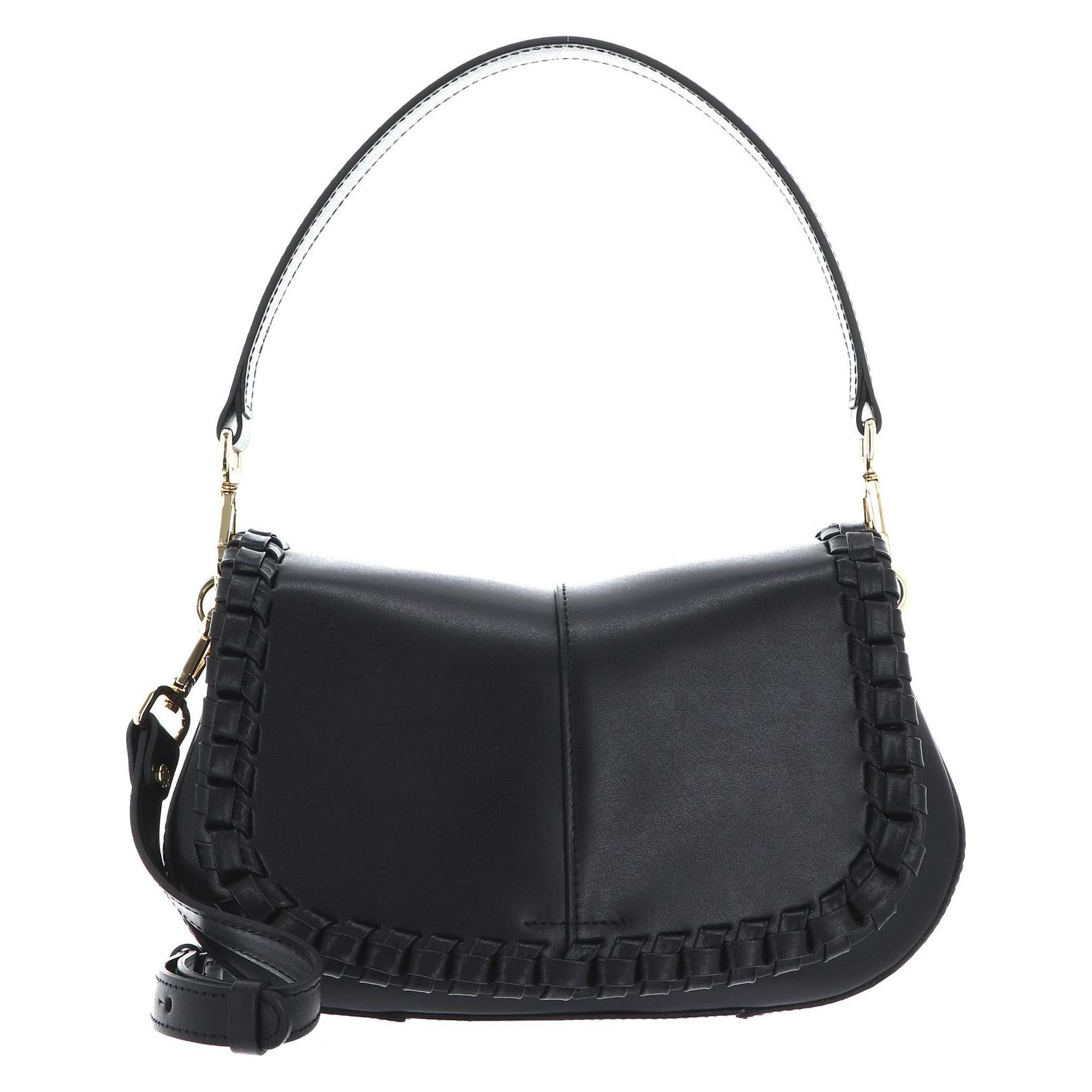 Gianni Chiarini, Damen, Handtasche, Helena Round Saddle Bag, Schwarz