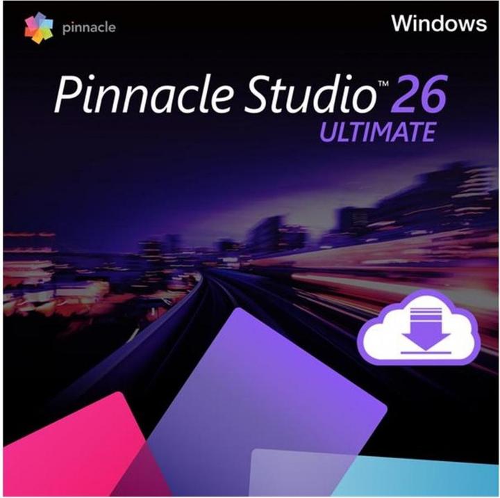Immagine prodotto Corel Pinnacle Studio 26 Ultimate (1 Utente, 1 Dispositivi/Utenti, Senza limiti)