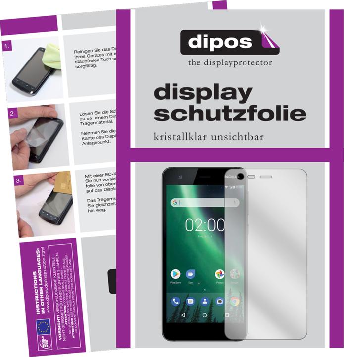 Actual product image Dipos Screen Protector Crystalclear (1 pcs., Nokia 2)
