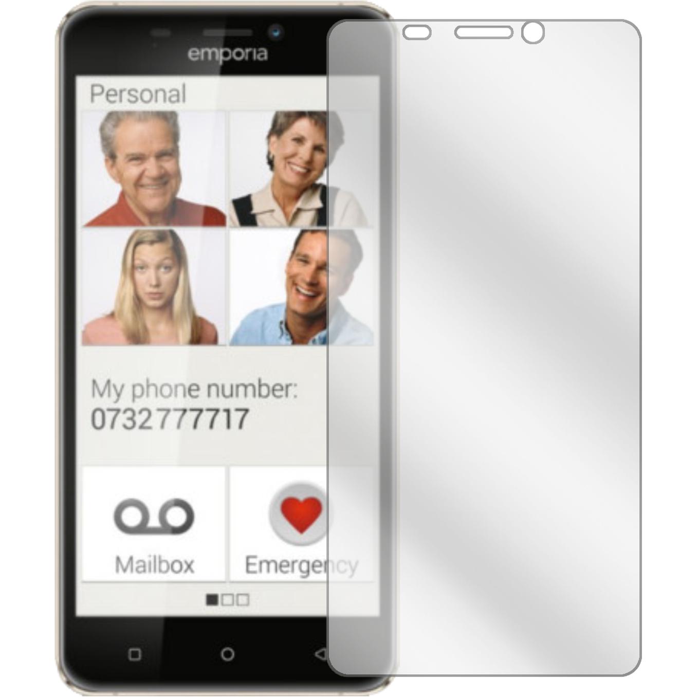 Thumbnail - Dipos Displayschutzfolie Crystalclear (2 Stück, Emporia Smart 2), Smartphone Schutzfolie, Transparent