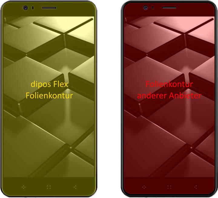 Actual product image Dipos Screen Protector Full-Cover 3D (3 Piece, Elephone P8 Mini)