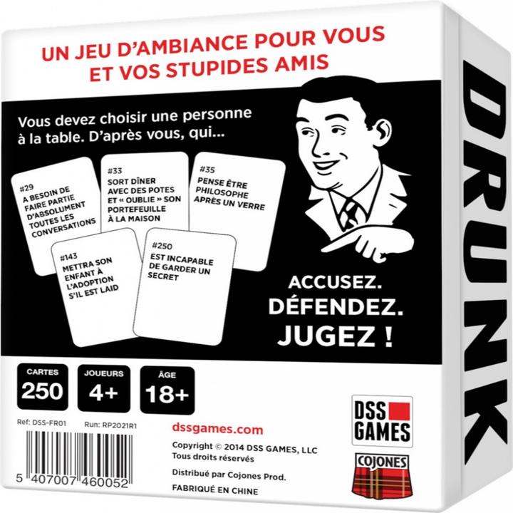 Image du produit NoName Jeu Drunk, Stoned or Stupid (ivre, défoncé ou stupide)