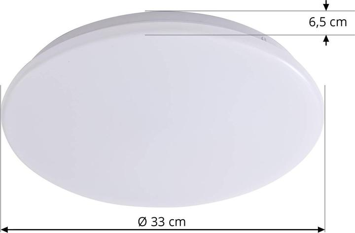 Image du produit Lindby Eovi Plafonnier à LED IP44 3.000K (2500 lm)