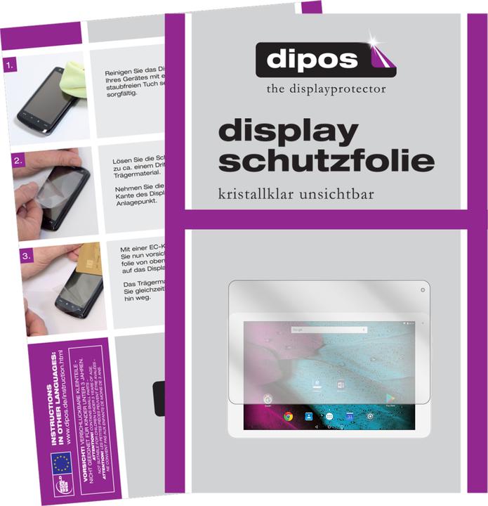 Produktbild Dipos Displayschutzfolie Crystalclear (2 Stück, Pace 10)