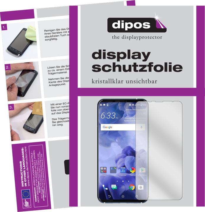 Dipos 6x Pellicola Protettiva Crystalclear Per Archos Sense 47X - Protezione Display Anti-Graffio Made In Germany - 3