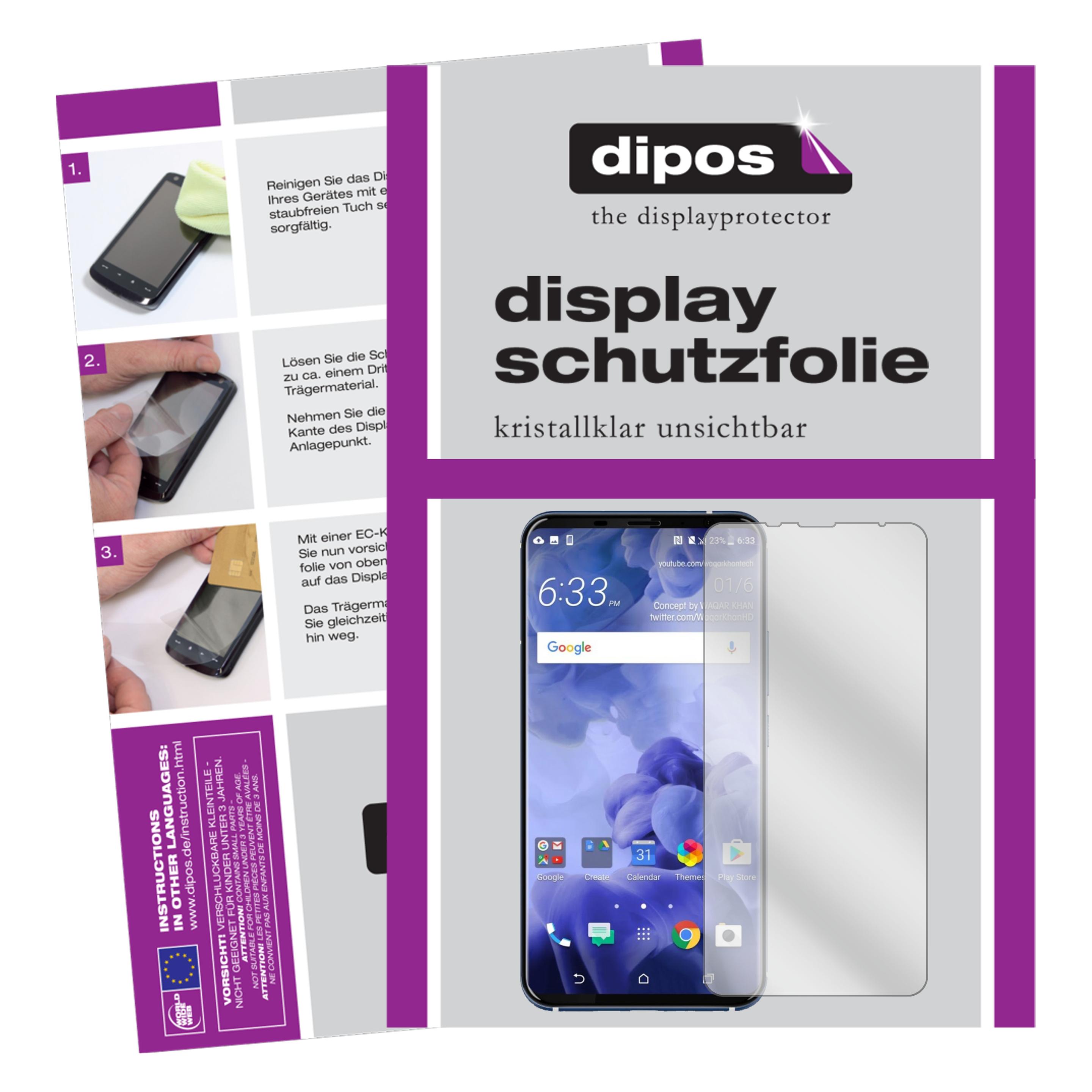 2x Pellicola per HTC U11 Plus Protettiva Protezione Schermo Antiriflesso dipos