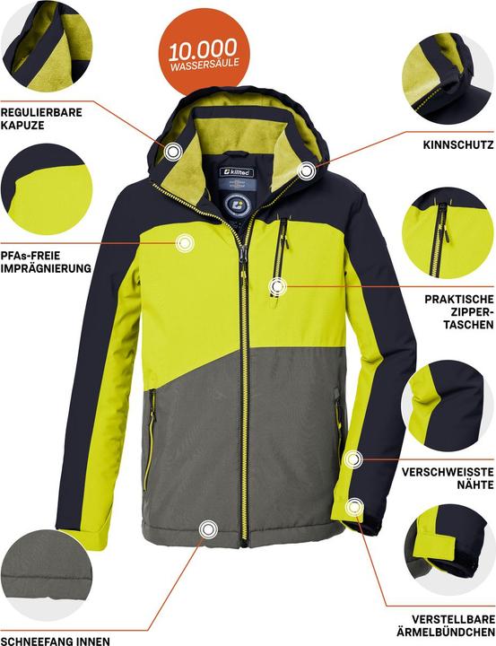Actual product image Killtec Functional Hooded Snow Catcher Jacket (128)