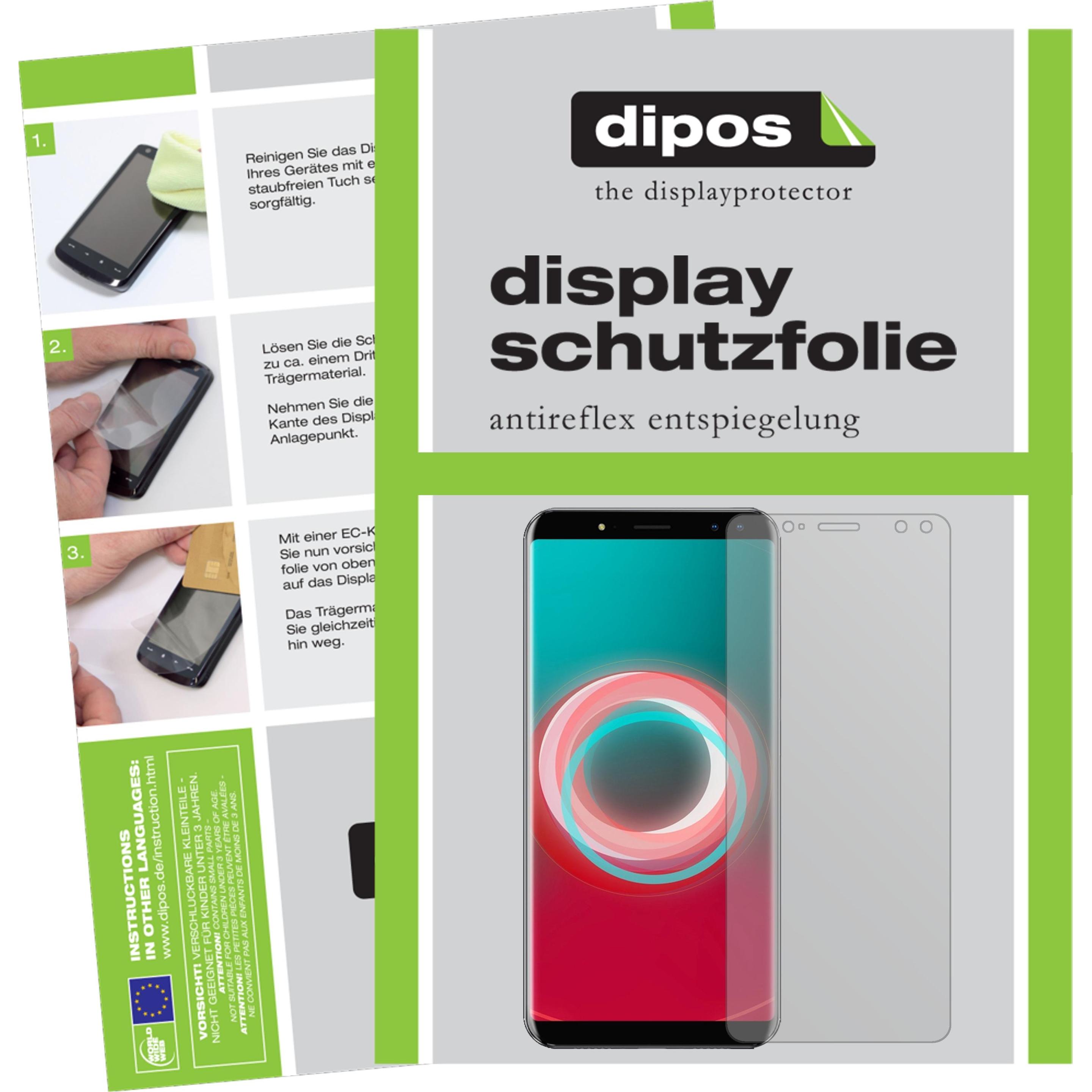Thumbnail - Dipos Displayschutzfolie Antireflex (1 Stück, Ulefone Power 3S), Smartphone Schutzfolie, Transparent