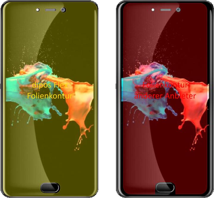 Produktbild Dipos Displayschutzfolie Full-Cover 3D (3 Stück, Leagoo T5c)