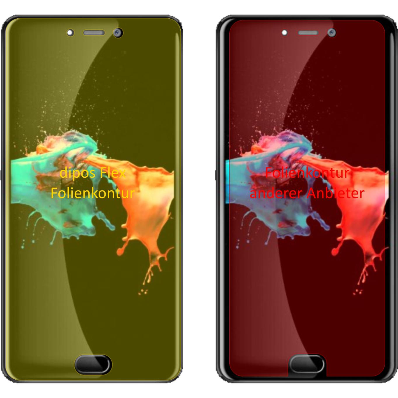 Thumbnail - Dipos Displayschutzfolie Full-Cover 3D (3 Stück, Leagoo T5c), Smartphone Schutzfolie, Transparent