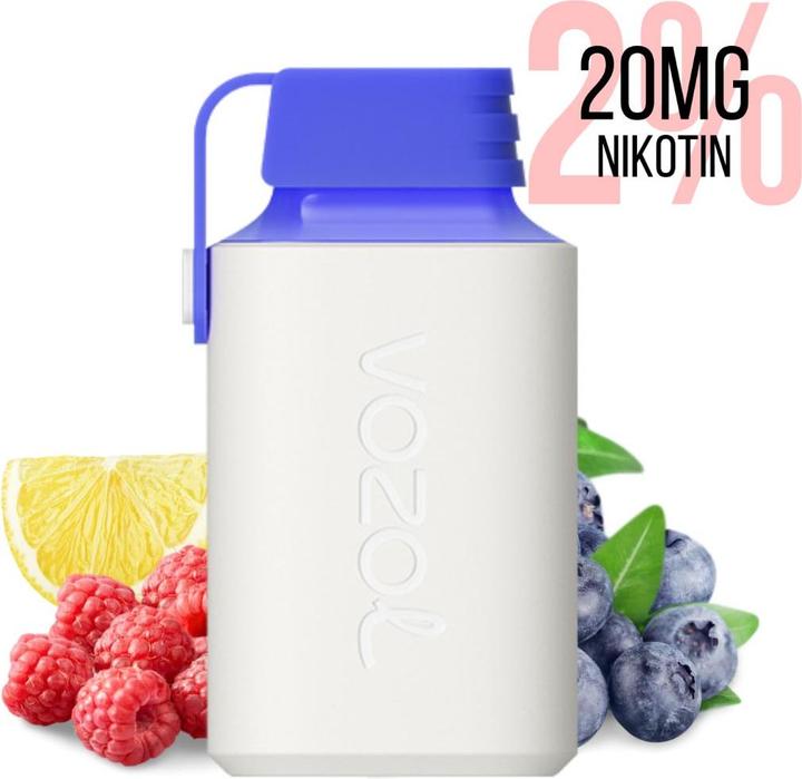 Actual product image Vozol Gear 600, Blue Razz Lemon (Raspberry, Lemon)