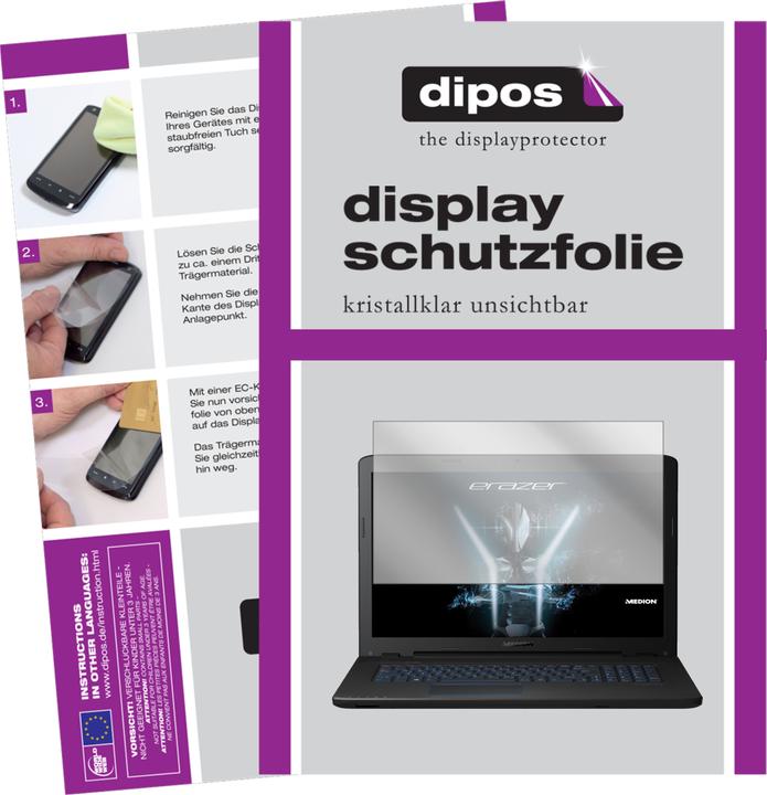 Produktbild Dipos Displayschutzfolie Crystalclear (2 Stück, P7652)