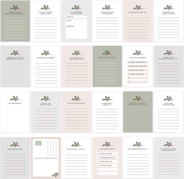Image du produit Papierdrachen 24 cartes à remplir