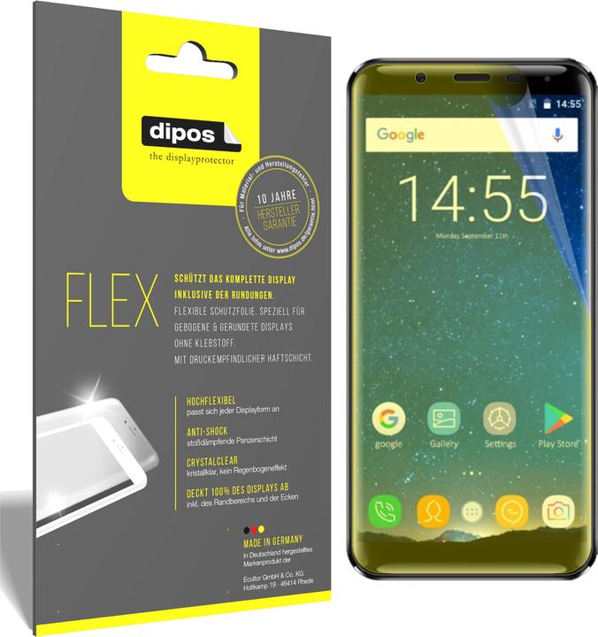 Produktbild Dipos Displayschutzfolie Full-Cover 3D (3 Stk., Oukitel K5000)