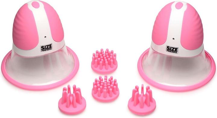 Productafbeelding Bijoux Indiscrets Roterende siliconen tepelzuigers met 2 opzetstukken