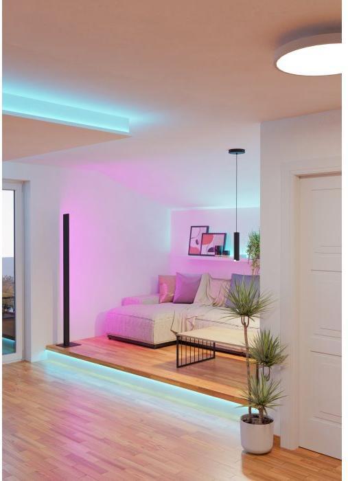 Immagine prodotto EGLO Balamorta-Z Luce a sospensione - Nero Ø5.5 - RGB + TW - Zigbee, Bluetooth (500 lm)