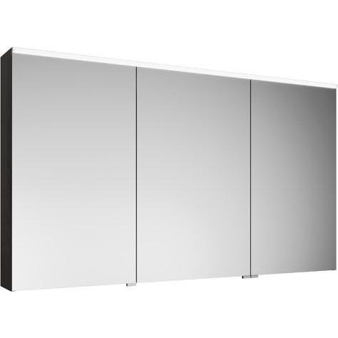 burgbad, Spiegelschrank, Eqio Spiegelschrank mit horizontaler LED-Beleuchtung, 3 Türen, mittlerer Anschlag rechts, 1
