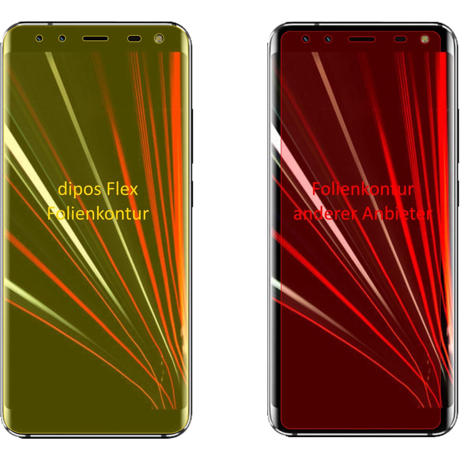 Thumbnail - Dipos Displayschutzfolie Full-Cover 3D (2 Stück, Samsung Galaxy S21), Smartphone Schutzfolie, Transparent