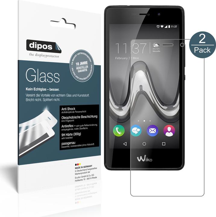 Produktbild Dipos Displayschutz Anti-Shock (1 Stück, Wiko Tommy)