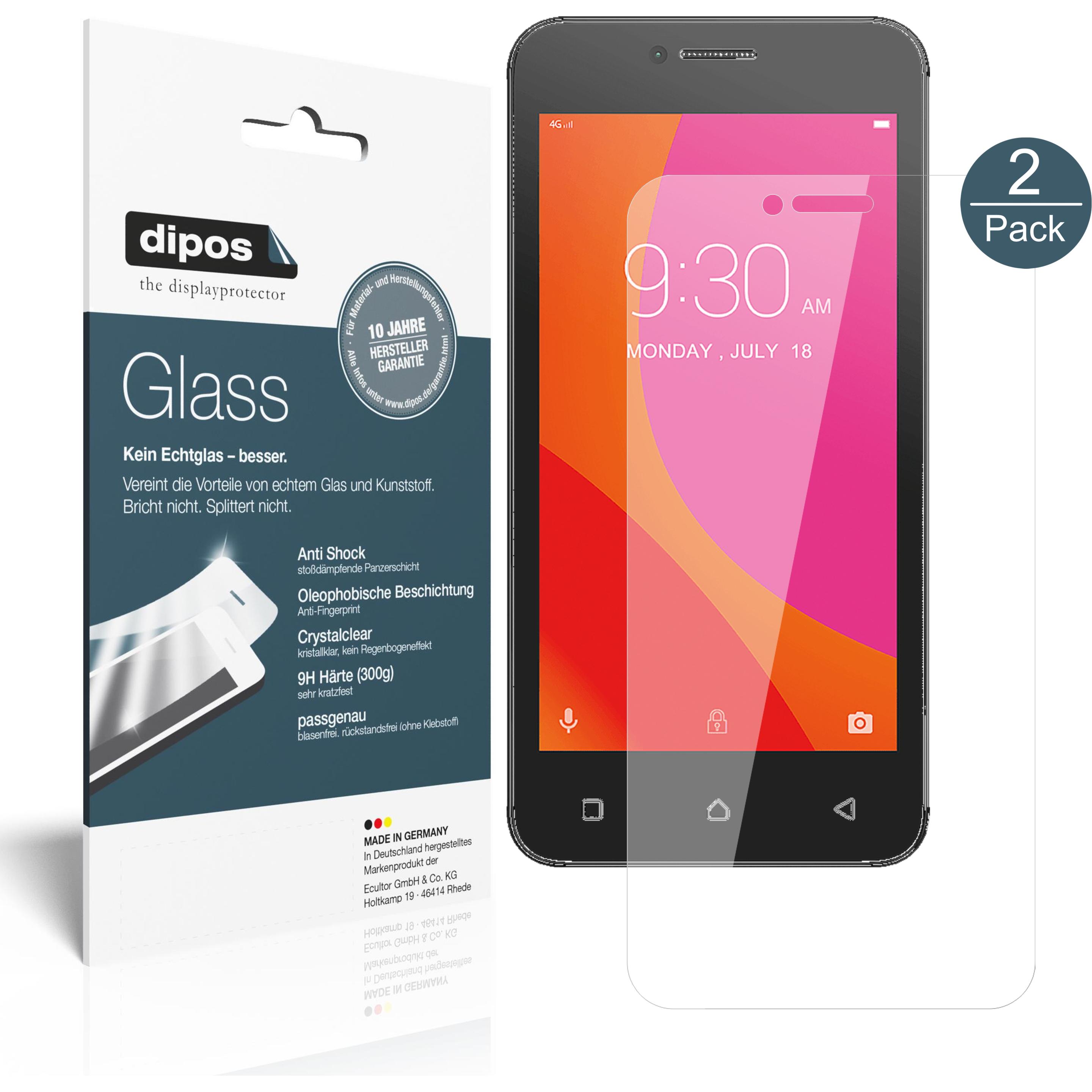 Dipos Displayschutz Anti-Shock (1 Stück, Lenovo B), Smartphone Schutzfolie, Transparent