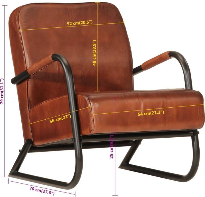 Actual product image vidaXL Sessel