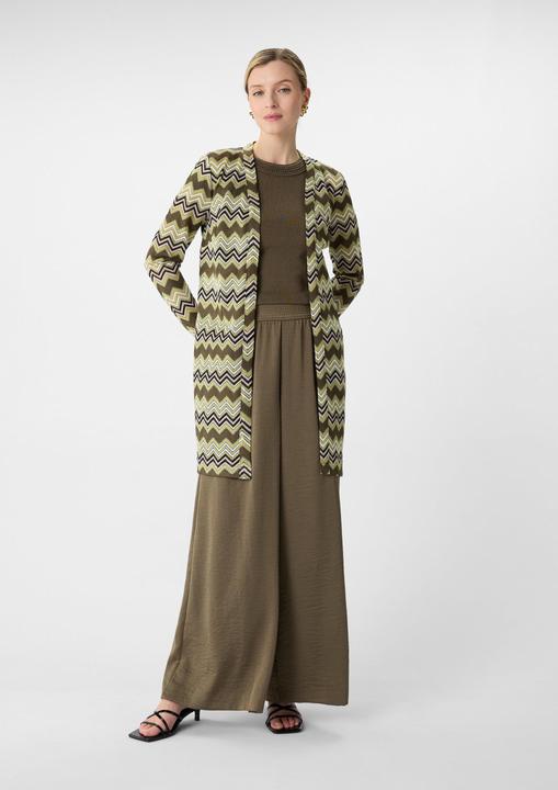 Actual product image Comma T-Shirt Long-Cardigan aus Zick-Zack-Ajour (48)
