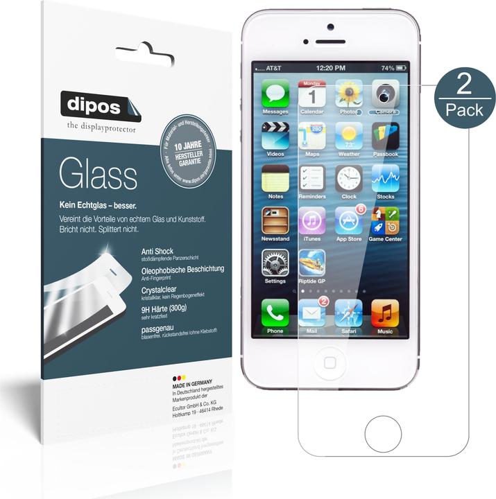 Produktbild Dipos Displayschutz Anti-Shock (1 Stück, Apple iPhone 5)