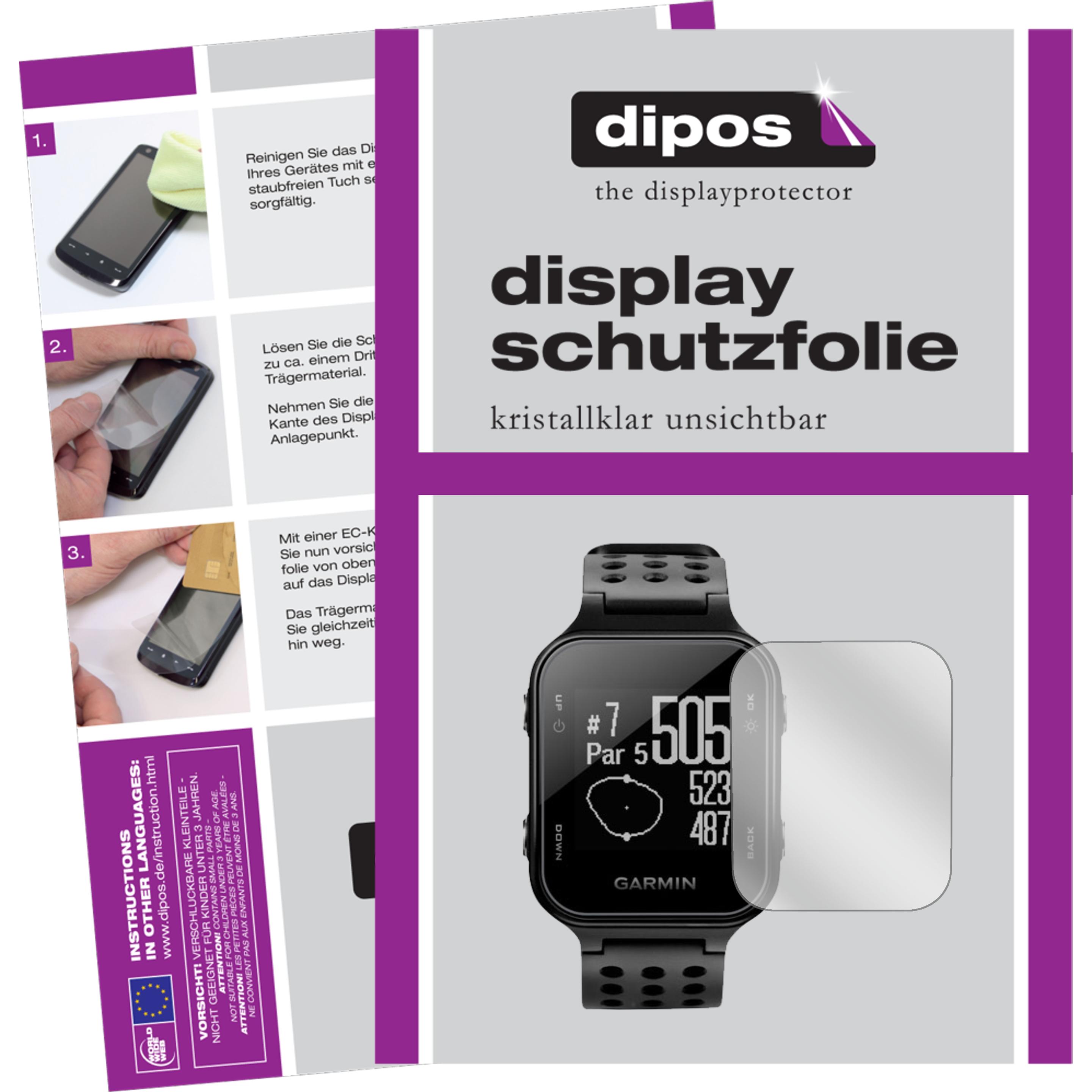 Dipos Displayschutzfolie Crystalclear, Smartwatch Schutzfolie, Transparent