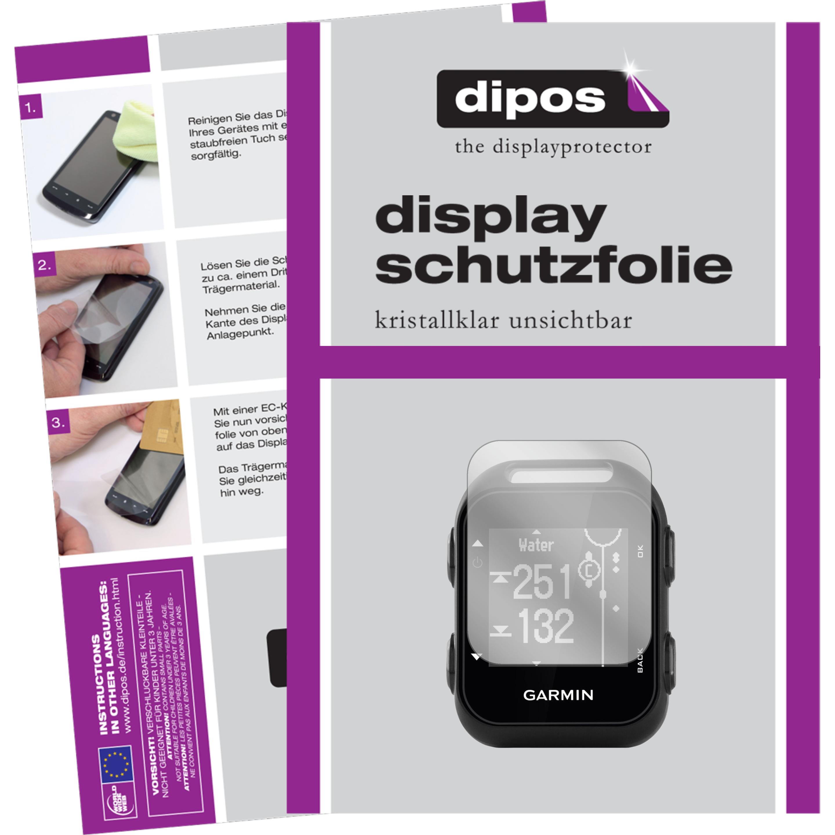 Dipos Displayschutzfolie Crystalclear, Smartwatch Schutzfolie, Transparent