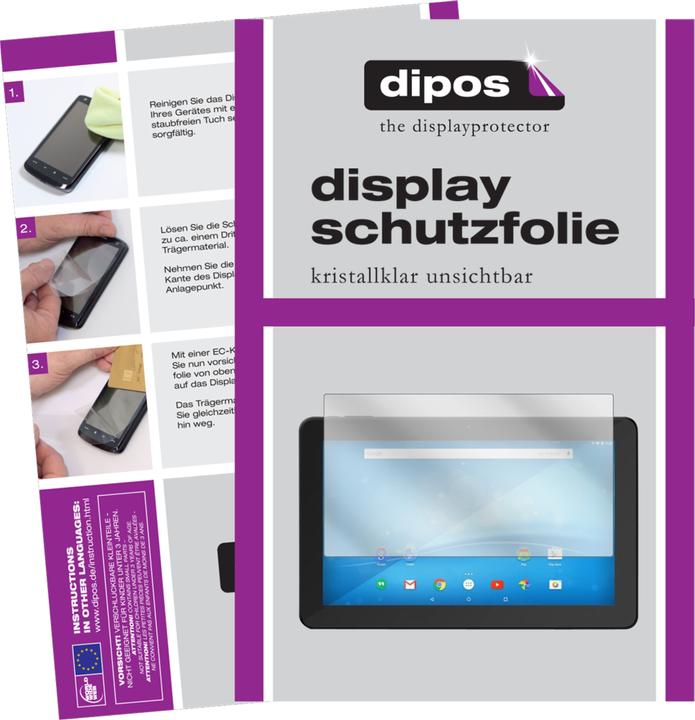 Actual product image Dipos Screen Protector Crystalclear (10.10", 16:9)