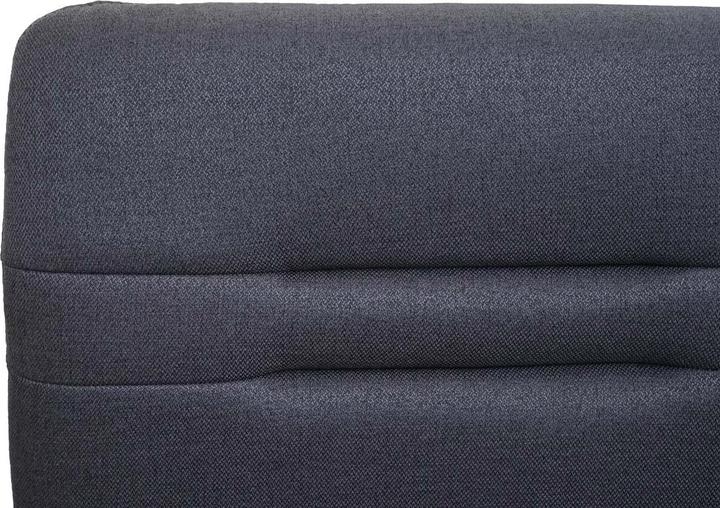 Actual product image Swisshandel24 Bench, Dining Room Bench Upholstered Bench, Backrest Fabric/Textile Stainless Steel Brushed - Grey (180 cm)