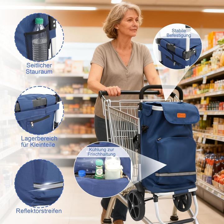 Produktbild Sekey Klappbarer Einkaufstrolley