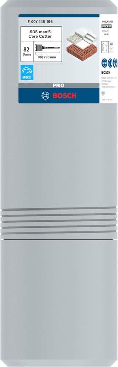Actual product image Bosch Professional Zubehör PRO SDS max-5 Core Cutter, one-piece, 82 x 80 x 160 mm (82 millimetres)