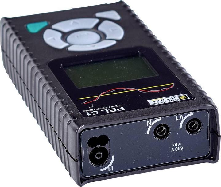 Actual product image Chauvin Arnoux PEL 51 Mains analyser 1-phase incl. current clamps, with logger function