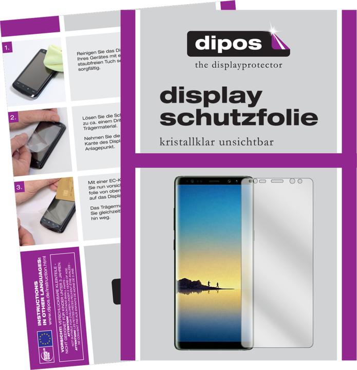 Produktbild Dipos Displayschutzfolie Crystalclear (6 Stk., Samsung Galaxy Note 8)