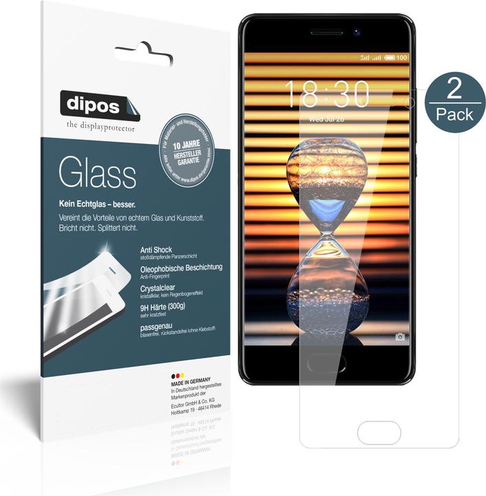 Produktbild Dipos Displayschutz Anti-Shock (2 Stück, Meizu Pro 7 Plus)