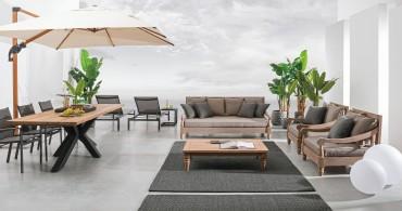 Actual product image Bizzotto Garden table Ramsey black (240 x 100 x 77 cm)