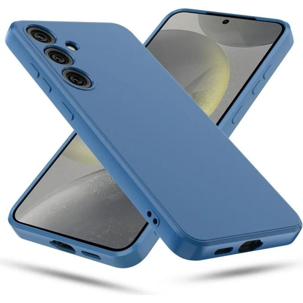 Thumbnail - Screenguard Liquid Silicone Case Hülle (Samsung Galaxy S24+), Smartphone Hülle, Blau