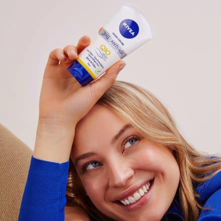 Actual product image NIVEA 3IN1 ANTI-AGE Q10 Hand Cream 75 ml (75 ml)
