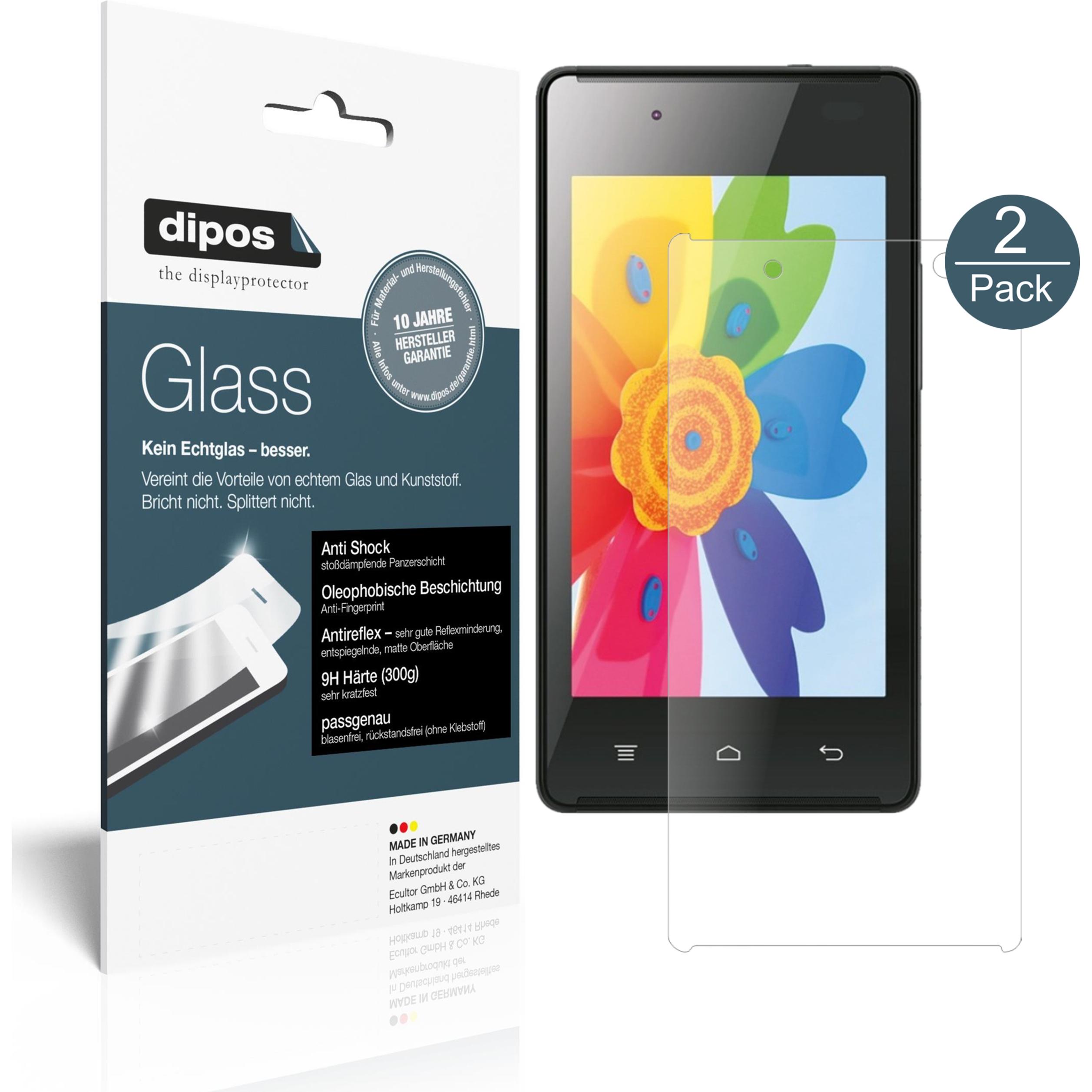 Thumbnail - Dipos Displayschutz Anti-Shock (2 Stück, HiSense HS-U610), Smartphone Schutzfolie, Transparent