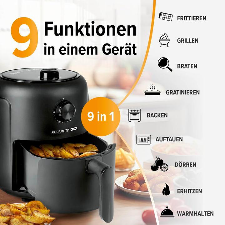 Produktbild Gourmetmaxx Heissluftfritteuse
