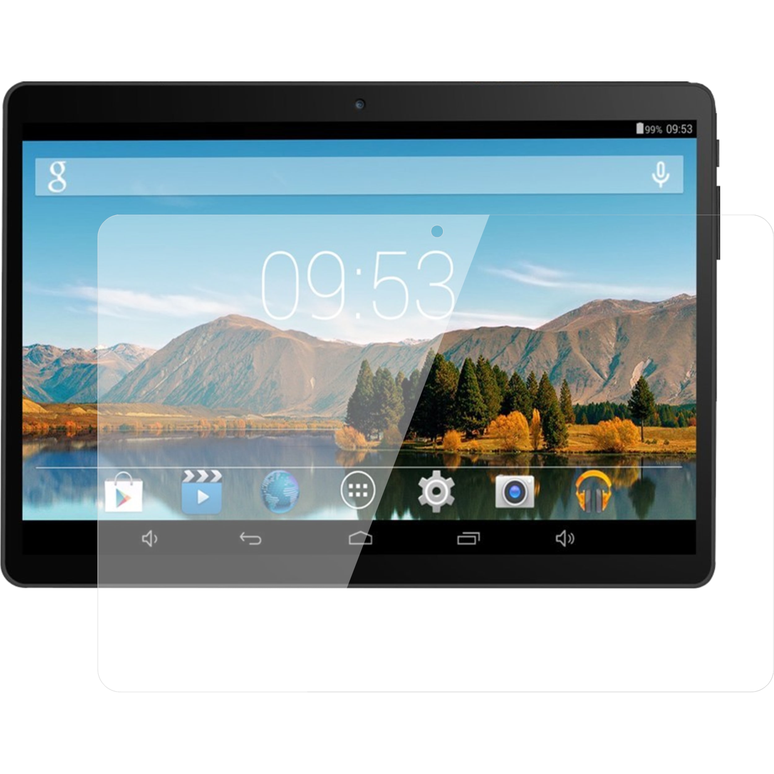 Dipos Displayschutz Anti-Shock (2 Stück, Artizlee ATL-21), Tablet Schutzfolie