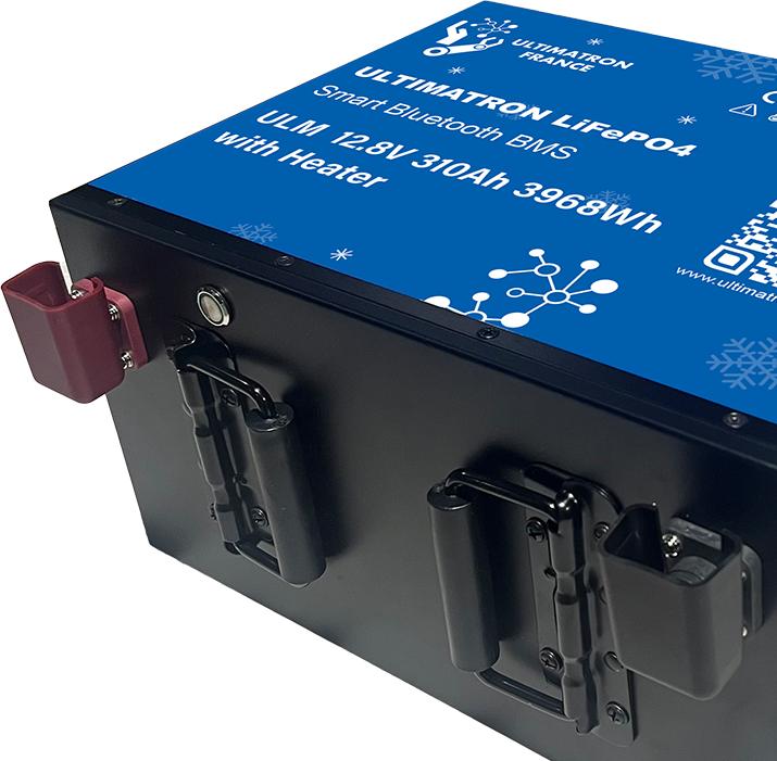 Image du produit Ultimatron ULM-12V-310Ah POLAR LiFePO4 Batterie d'alimentation sous le siège (avec réchauffeur) (12.80 V, 310 Ah)